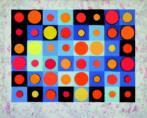 2005_Vier Dreier Suche_40x50